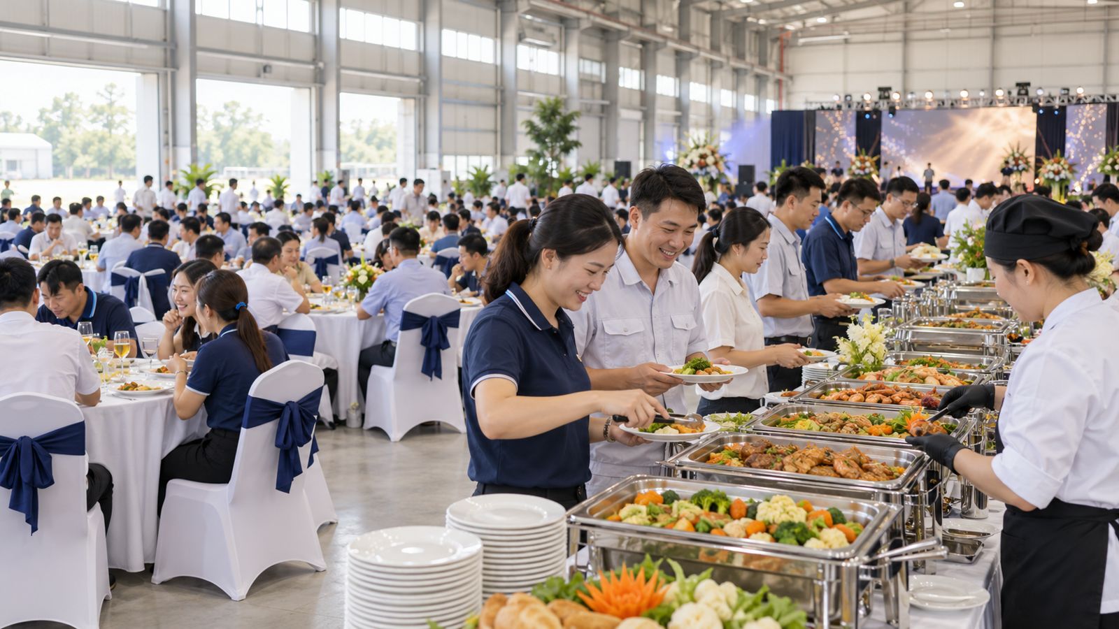 Buffet tại sự kiện